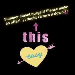 SUMMER CLOSET PURGE! Make an offer!